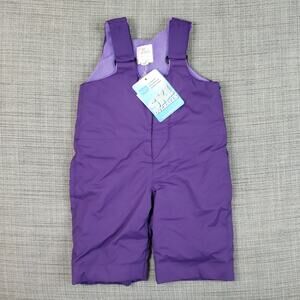 The Children's Place purple ski overalls 6-9 month